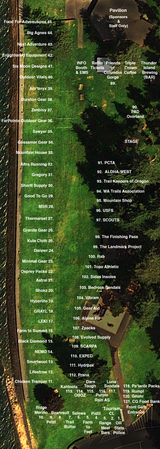 PCT DAYS Booth Map Flattened